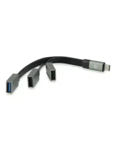 Hub usb tipo c conceptronic hubbies01g 1 x usb 3.0 - 2 x usb 2.0