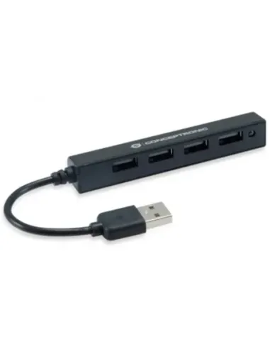 Hub usb 2.0 conceptronic hubbies05b 4 puertos