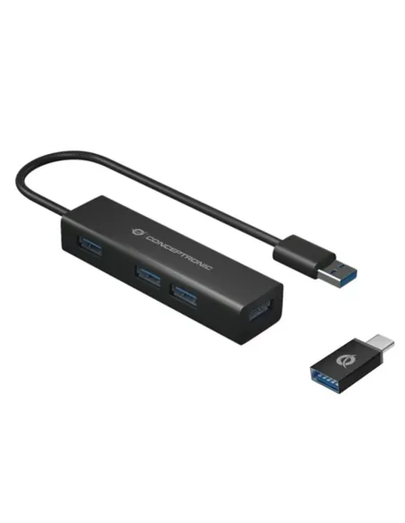 Hub usb 3.0 conceptronic hubbies06b 4 puertos