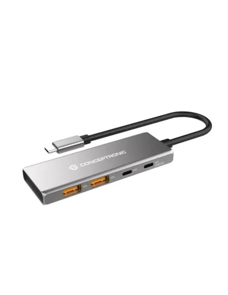Hub usb tipo c conceptronic hubbies15g 4 puertos