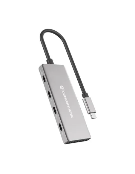 Hub usb tipo c conceptronic hubbies16g 4 puertos