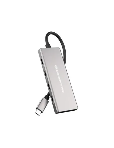 Hub usb tipo c conceptronic hubbies17g 7 puertos