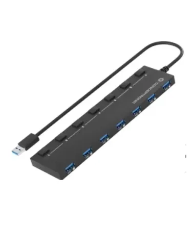 Hub usb 3.2 conceptronic hubbies19bp 7 puertos