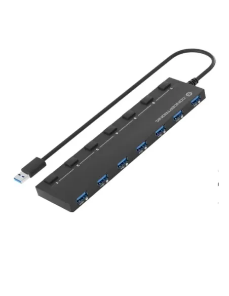 Hub usb 3.2 conceptronic hubbies19bp 7 puertos