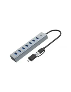 Hub conceptronic hubbies21g usb 3.0 - usb tipo c 7 en 1