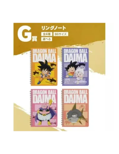 Cuaderno ichiban kuji dragon ball daima premio g 1 unidad aleatoria