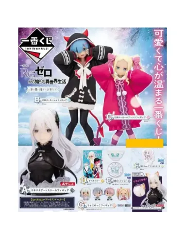 Ichiban kuji banpresto re zero girls who landed
