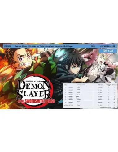 Ichiban kuji banpresto demon slayer kimetsu no yaiba breached swordsmith village