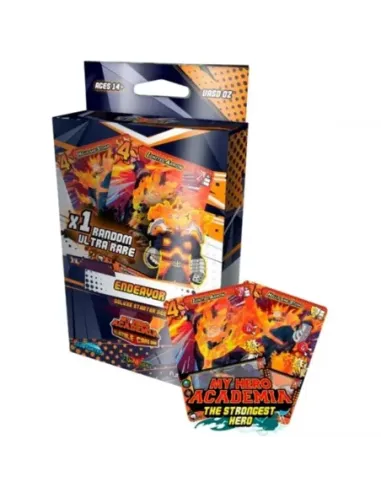 Juego de cartas my hero academia starter deck series 3 endeavor deluxe