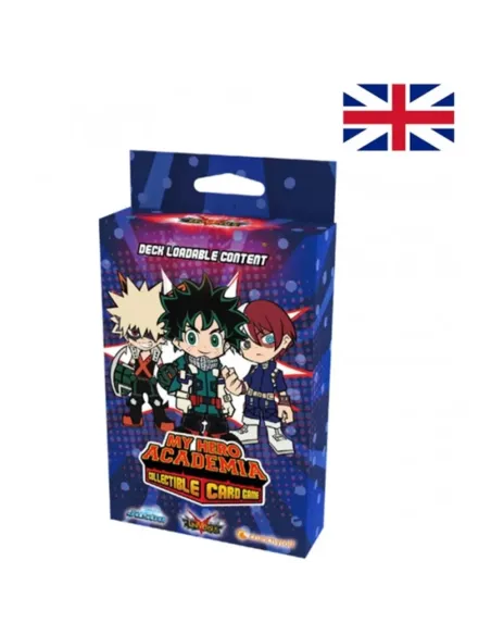 Juego de cartas my hero academia deck loadable content league of villans