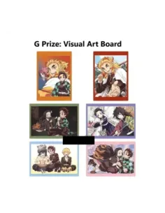 Lámina demon slayer exclusivo kuji premio g 1 unidad