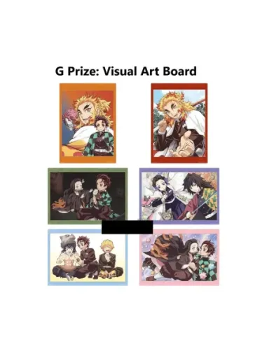 Lámina demon slayer exclusivo kuji premio g 1 unidad