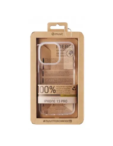 Funda muvit recycletek para apple iphone 13 pro transparente
