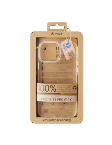 Funda muvit recycletek para apple iphone 13 pro max transparente