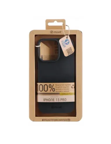 Funda muvit recycletek para apple iphone 13 pro negra
