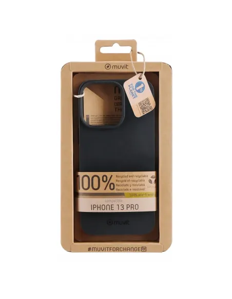 Funda muvit recycletek para apple iphone 13 pro negra