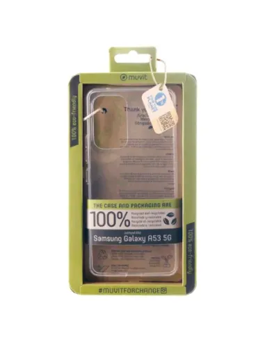 Funda muvit recycletek para samsung galaxy a53 5g transparente