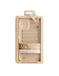 Funda muvit recycletek para apple iphone 14 plus transparente