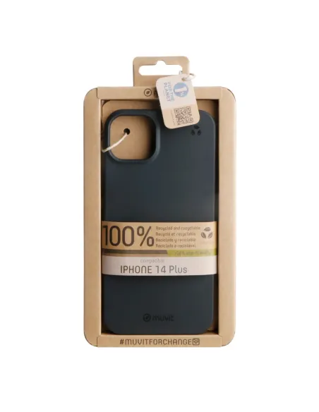 Funda muvit recycletek para apple iphone 14 plus negra