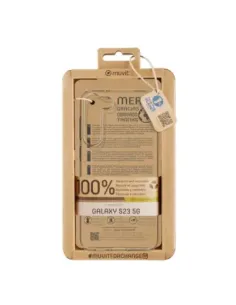 Funda muvit recycletek para samsung galaxy s23 5g transparente
