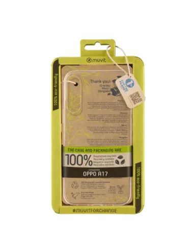 Funda muvit recycletek para oppo a17 transparente