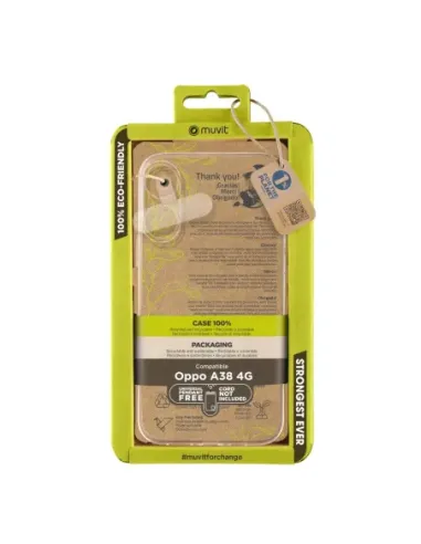 Funda muvit recycletek para oppo a38 4g transparente