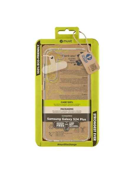 Funda muvit recycletek para samsung galaxy s24 plus transparente