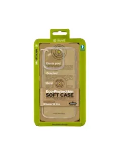 Funda muvit recycletek para apple iphone 16 pro transparente