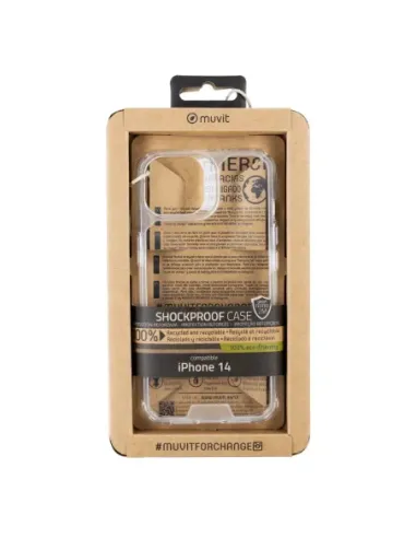 Funda muvit shockproof 2m para apple iphone 13 - 14 transparente