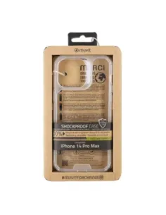 Funda muvit shockproof 2m para apple iphone 14 pro max transparente