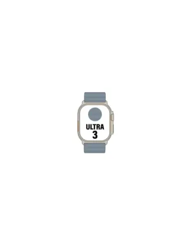 Apple Watch Ultra 3 GPS/ Cellular 49mm Caja de Titanio Natural/ Correa Ocean Azul Naútico