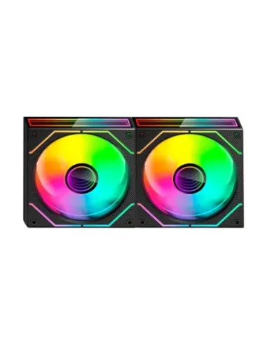 Ventilador caja mars gaming mf3dprox2 argb 2x 120mm negro