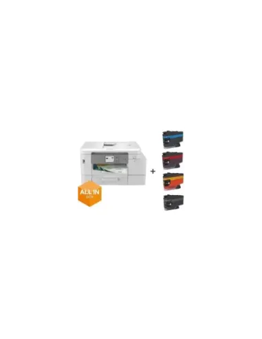 Multifunción Brother MFC-J4540DWXL WiFi/ Fax/ Dúplex/ Pack impresora + consumibles XL/ Blanca