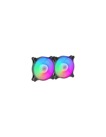 Pack 2 Ventiladores Mars Gaming MFDUO/ 12cm/ FRGB