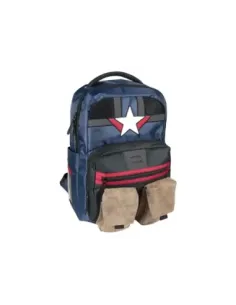 Mochila casual cerdá marvel capitan america vengadores multicolor 48 cm