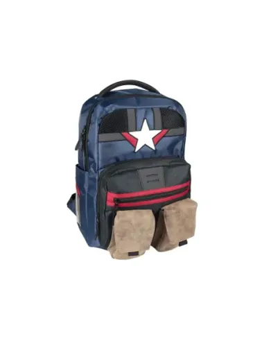 Mochila casual cerdá marvel capitan america vengadores multicolor 48 cm