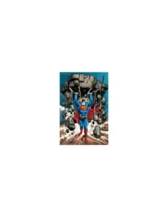 Puzzle 3d lenticular dc comics superman levantando escombros 300 piezas