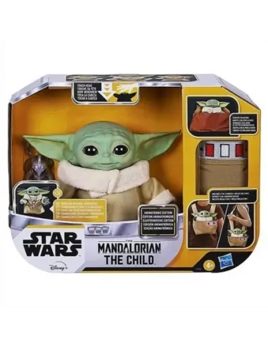 Replica figura animatronica hasbro the mandalorian baby yoda