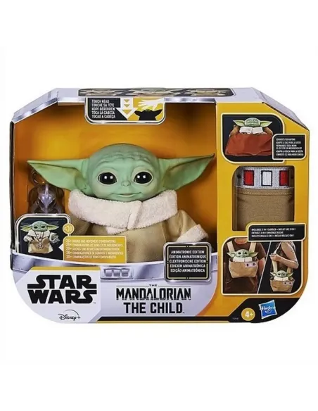Replica figura animatronica hasbro the mandalorian baby yoda