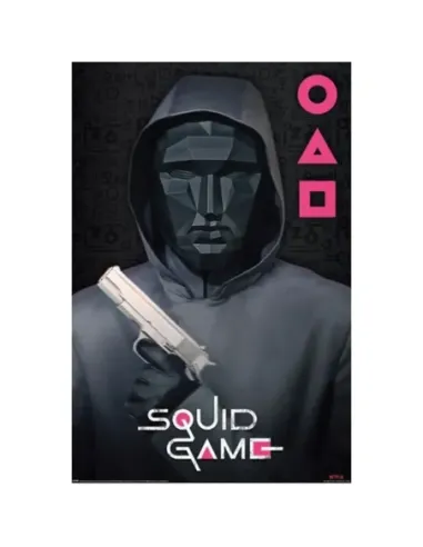 Poster el juego del calamar supervisor & jefe del juego del calamar