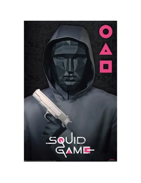 Poster el juego del calamar supervisor & jefe del juego del calamar