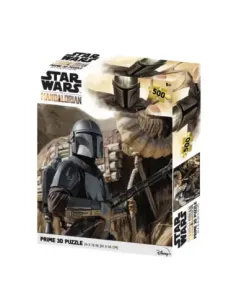 Puzle lenticular prime 3d 500 piezas the mandalorian el mandaloriano 500 piezas