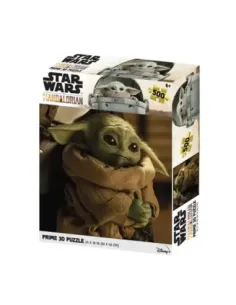 Puzle lenticular prime 3d 500 piezas the mandalorian grogu cargado 500 piezas