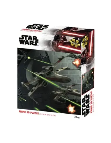 Puzle lenticular prime 3d star wars batalla 500 piezas