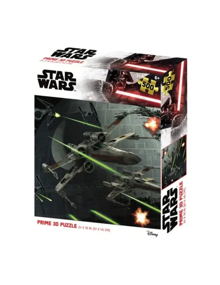 Puzle lenticular prime 3d star wars batalla 500 piezas