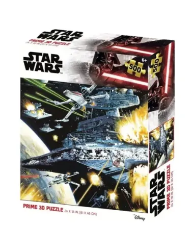 Puzle lenticular prime 3d star wars destructor estelar 500 piezas