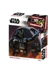 Puzle lenticular prime 3d star wars darth vader y la estrella de la muerte 500 piezas