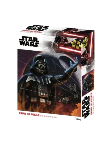 Puzle lenticular prime 3d star wars darth vader y la estrella de la muerte 500 piezas