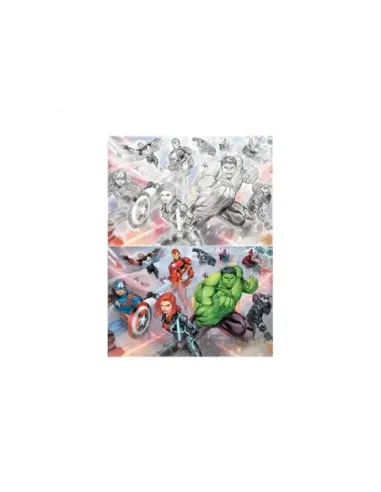 Puzzle para rascar prime 3d marvel 150 piezas