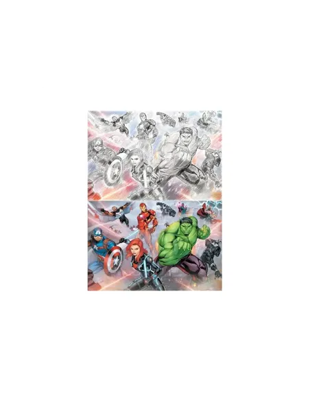 Puzzle para rascar prime 3d marvel 150 piezas
